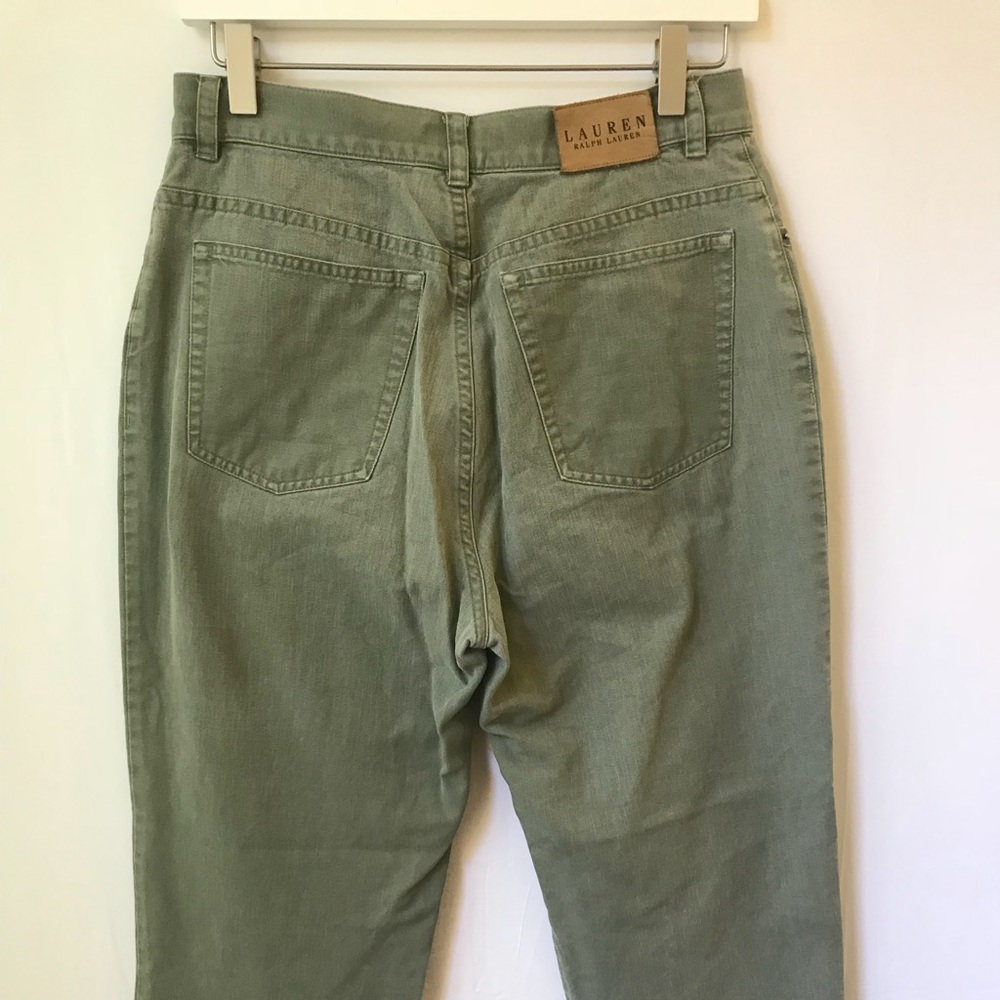 Ralph Lauren Olive Green Cropped Pants